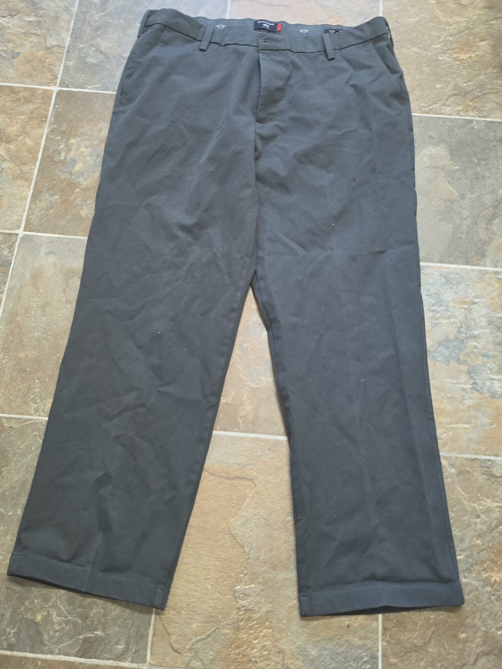 Dockers Men's Dark Black Straight-Leg Chinos